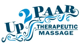 Up 2 Paar logo with blue waves